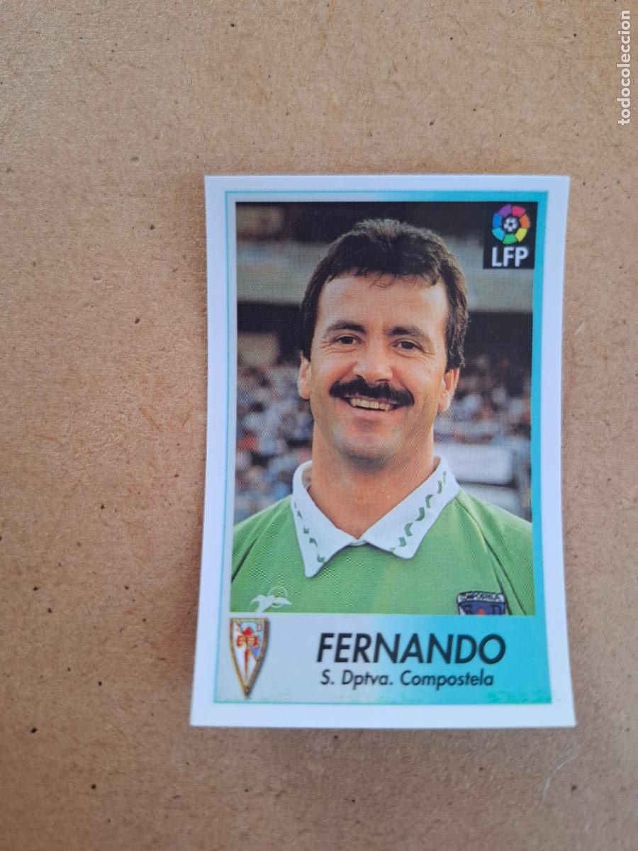 Coleccionismo cromos antiguos: BOLLYCAO 96 97 1996 1997 - 54 FERNANDO - COMPOSTELA ( TRASERA SIGUE LA LIGA ) NUNCA PEGADO