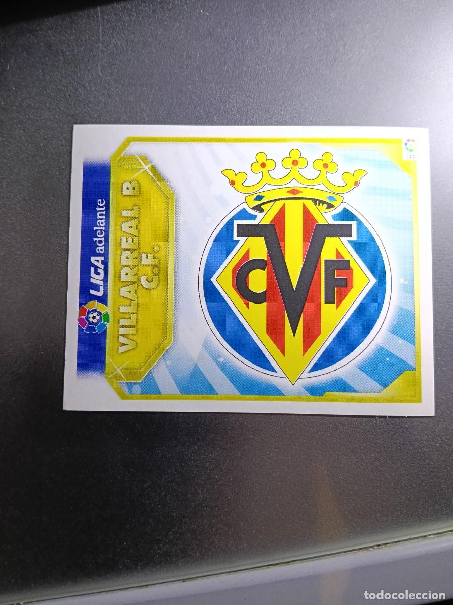 Coleccionismo cromos antiguos: CROMO ESCUDO VILLARREAL B LIGA 11 12 2011 2012 ESTE PANINI NUNCA PEGADO