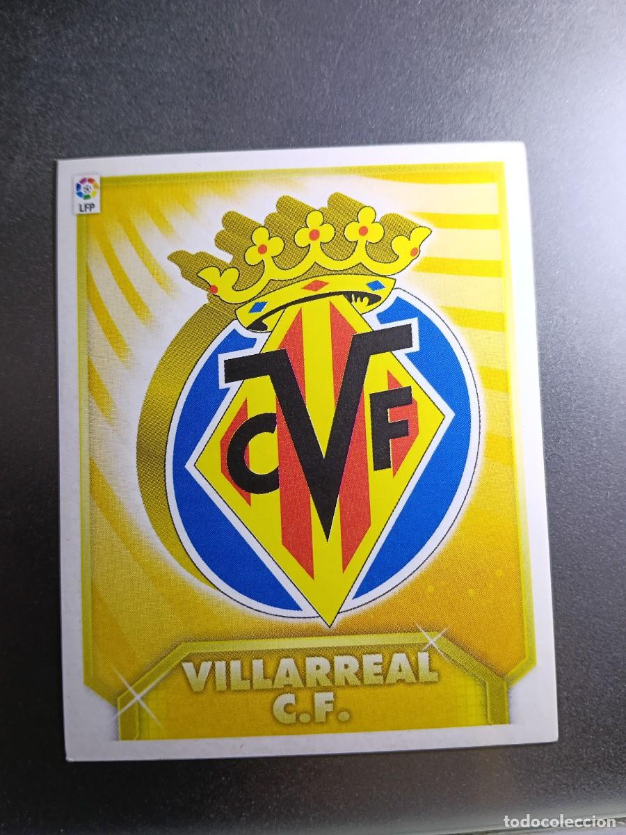 Coleccionismo cromos antiguos: CROMO ESCUDO VILLARREAL LIGA 11 12 2011 2012 ESTE PANINI NUNCA PEGADO