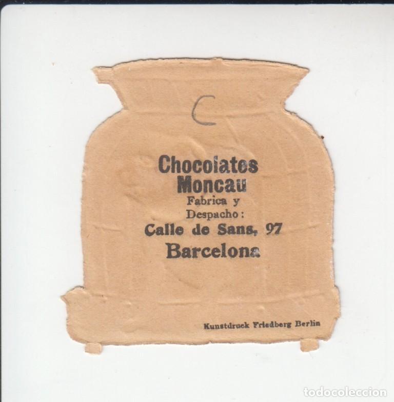 Coleccionismo cromos antiguos: 8 cromos de perros Chocolate MONCAU - Barcelona - Foto 3