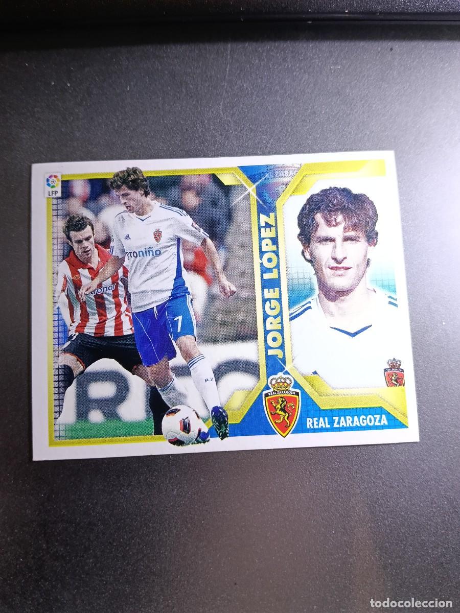 Coleccionismo cromos antiguos: CROMO JORGE LOPEZ 11 ZARAGOZA BAJA LIGA 11 12 2011 2012 ESTE PANINI NUNCA PEGADO