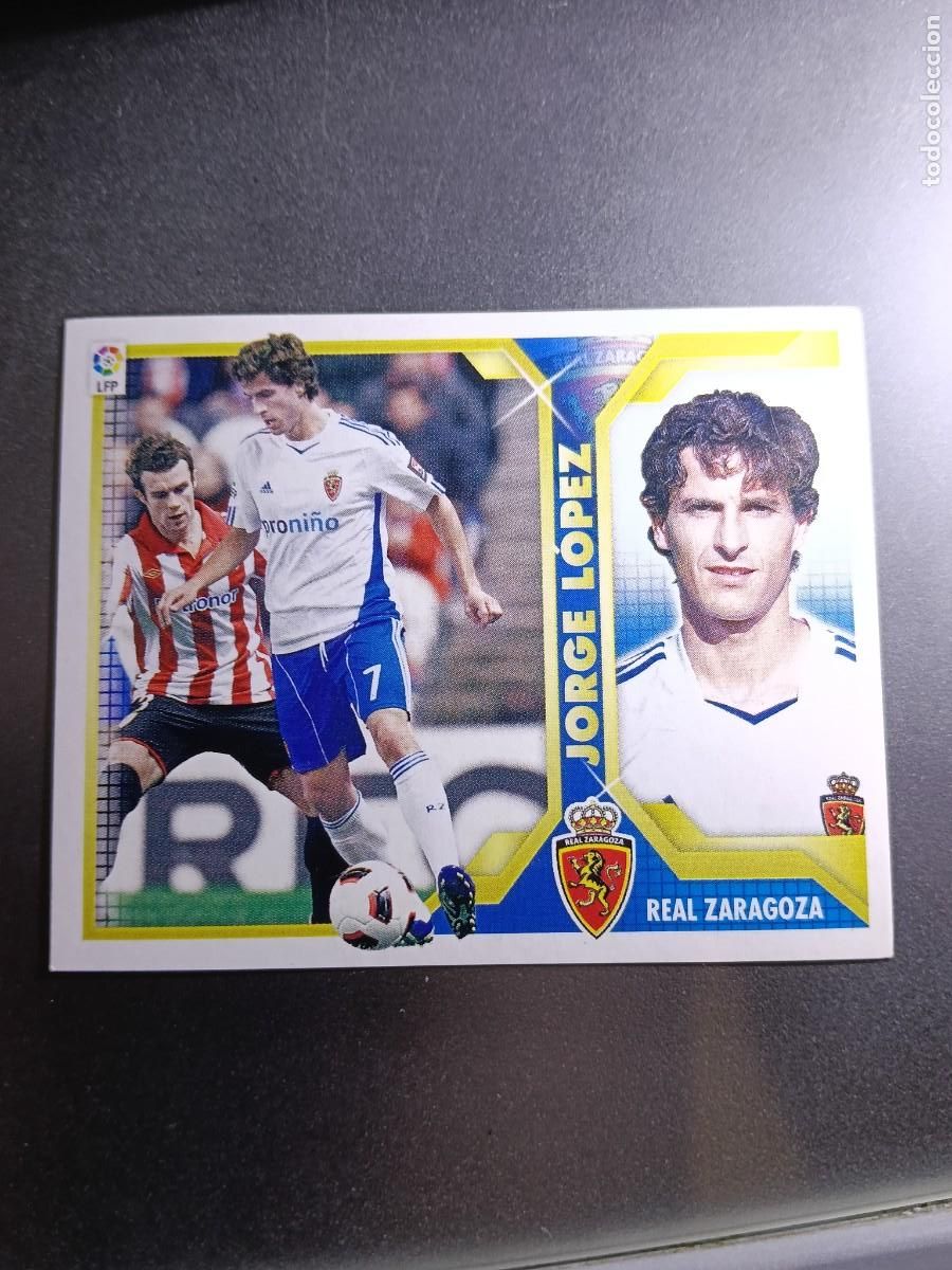 Coleccionismo cromos antiguos: CROMO JORGE LOPEZ 11 ZARAGOZA BAJA LIGA 11 12 2011 2012 ESTE PANINI NUNCA PEGADO
