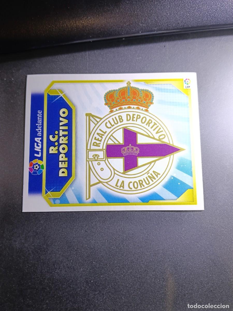 Coleccionismo cromos antiguos: CROMO ESCUDO DEPORTIVO DE CORU&Ntilde;A 2&ordf; SEGUNDA DIVISION LIGA ADELANTE 11 12 2011 2012 ESTE PANINI NUNCA