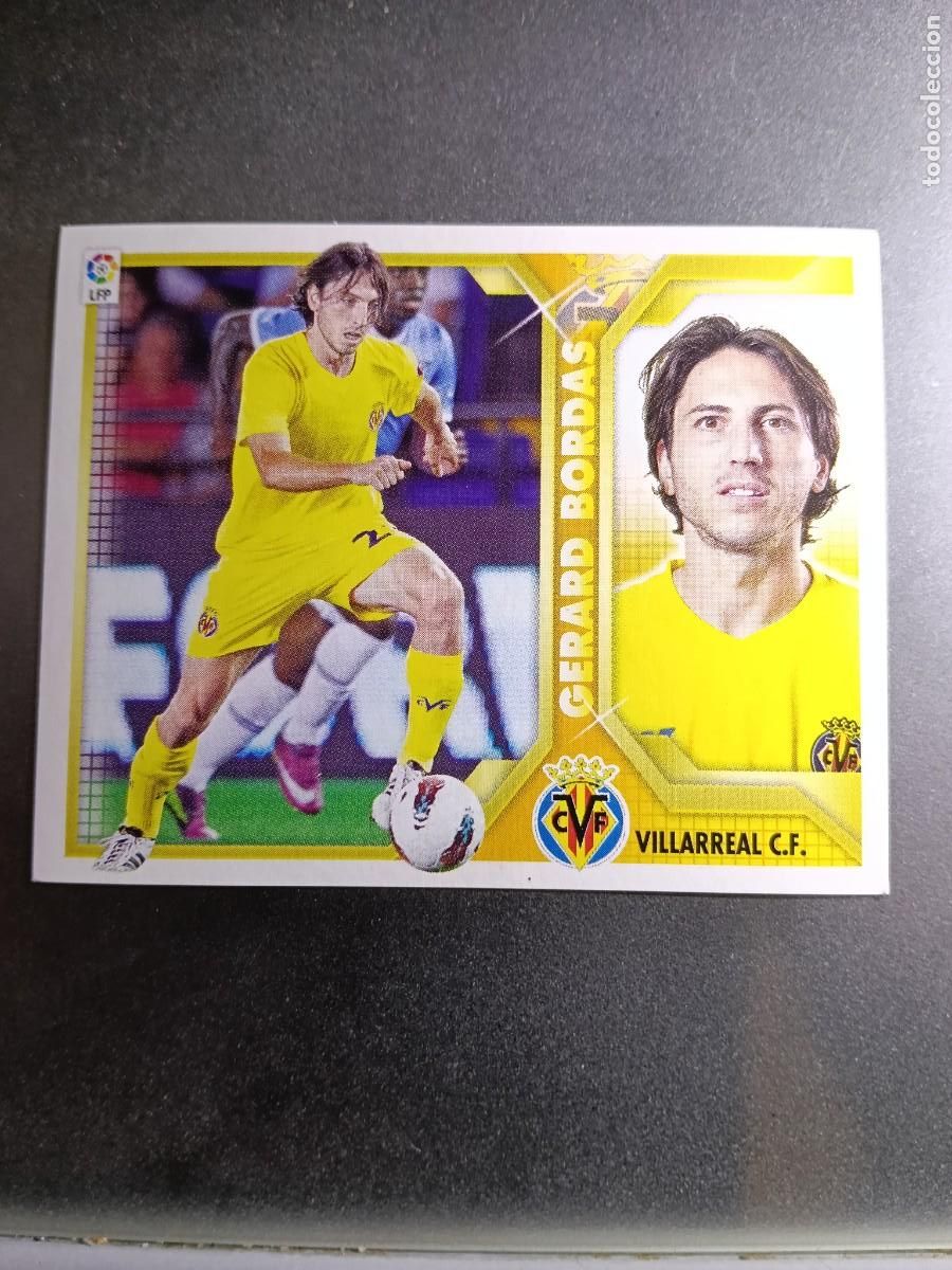 Coleccionismo cromos antiguos: CROMO GERARD BORDAS 10B 10 B COLOCA VILLARREAL LIGA 11 12 2011 2012 ESTE PANINI NUNCA PEGADO