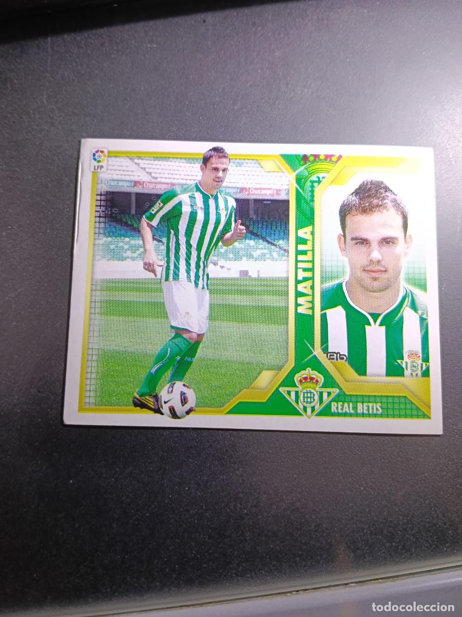 Coleccionismo cromos antiguos: CROMO MATILLA FICHAJE 3 &Uacute;LTIMOS FICHAJES 3 BETIS LIGA 11 12 2011 2012 ESTE PANINI NUNCA PEGADO