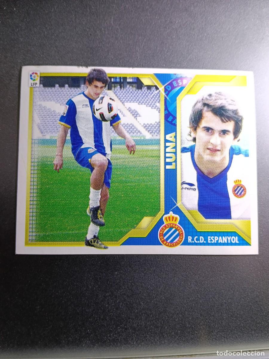 Coleccionismo cromos antiguos: CROMO LUNA 5 FICHAJE 5 &Uacute;LTIMOS FICHAJES 5 ESPANYOL LIGA 11 12 2011 2012 ESTE PANINI NUNCA PEGADO