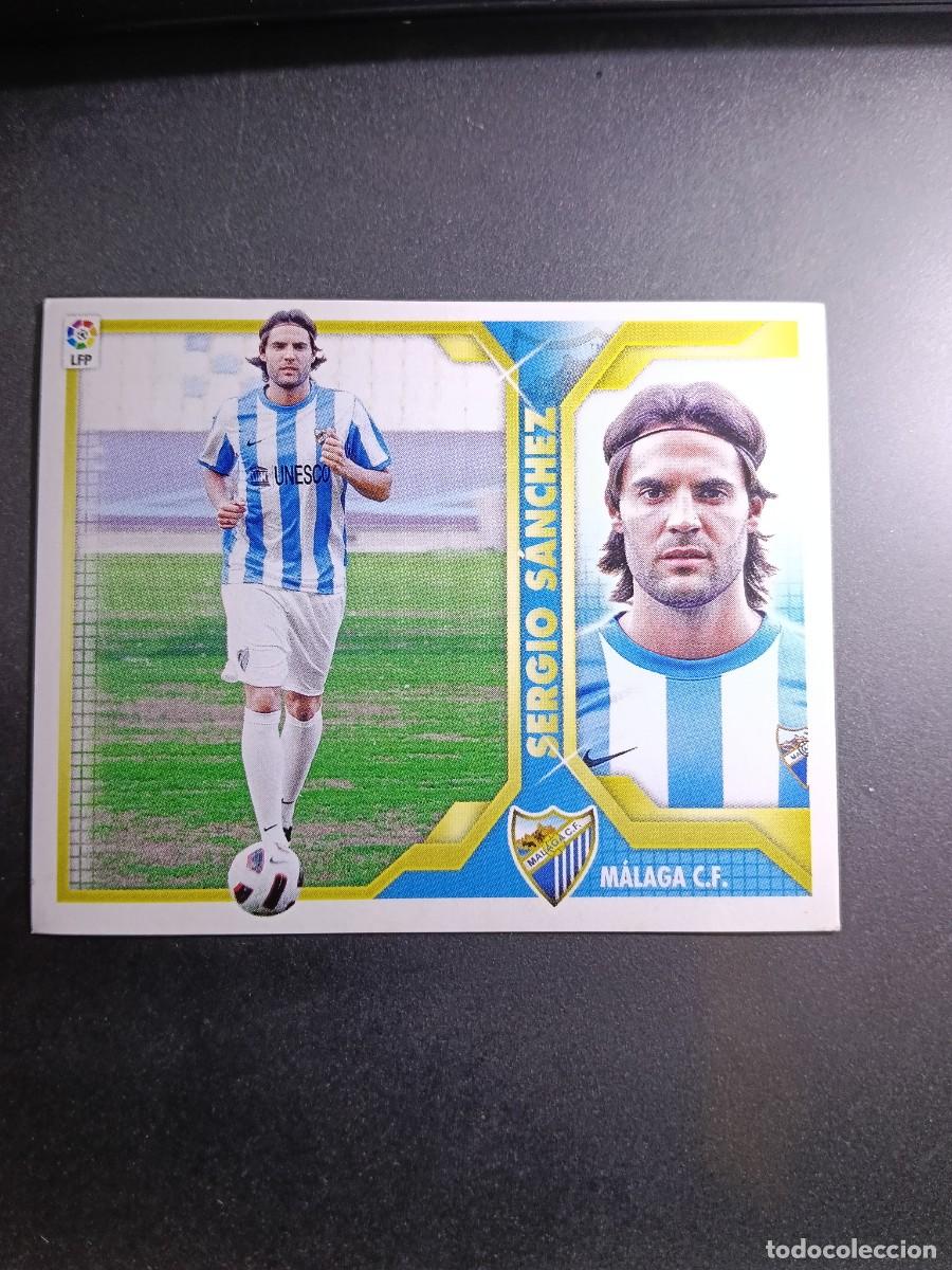 Coleccionismo cromos antiguos: CROMO SERGIO SANCHEZ FICHAJE 12 &Uacute;LTIMOS FICHAJES 12 MALAGA LIGA 11 12 2011 2012 ESTE PANINI NUNCA PE