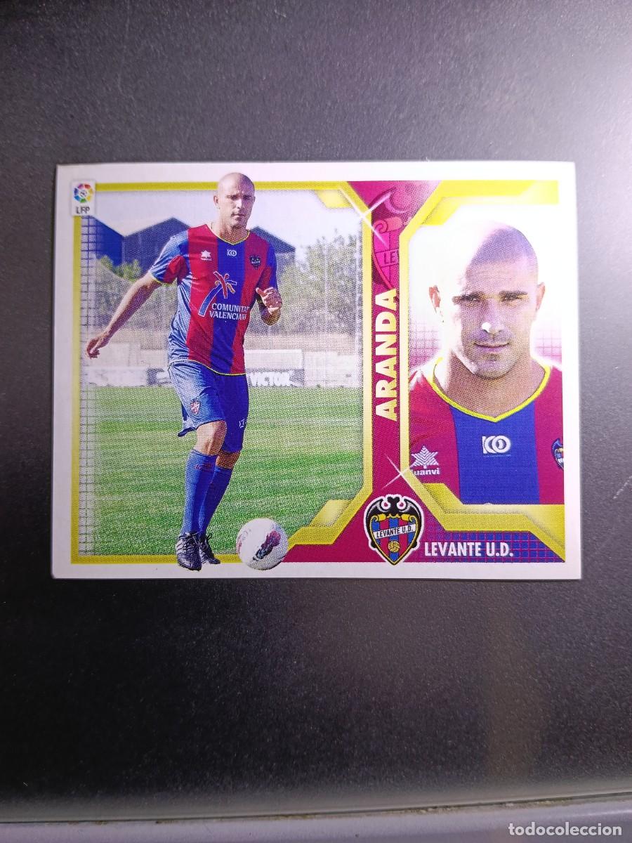 Coleccionismo cromos antiguos: CROMO ARANDA 18 FICHAJE 18 &Uacute;LTIMOS FICHAJES 18 LEVANTE LIGA 11 12 2011 2012 ESTE PANINI NUNCA PEGADO