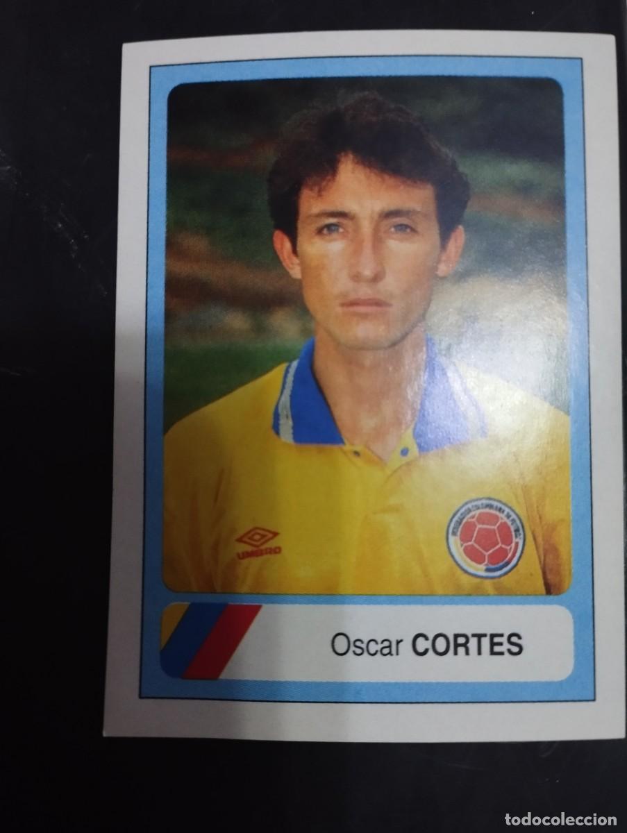 Collectionnisme Cartes &agrave; collectionner anciennes: Mundial USA 1994 Ediciones Estadio Cromo n&uacute;mero 128 &Oacute;scar Cort&eacute;s