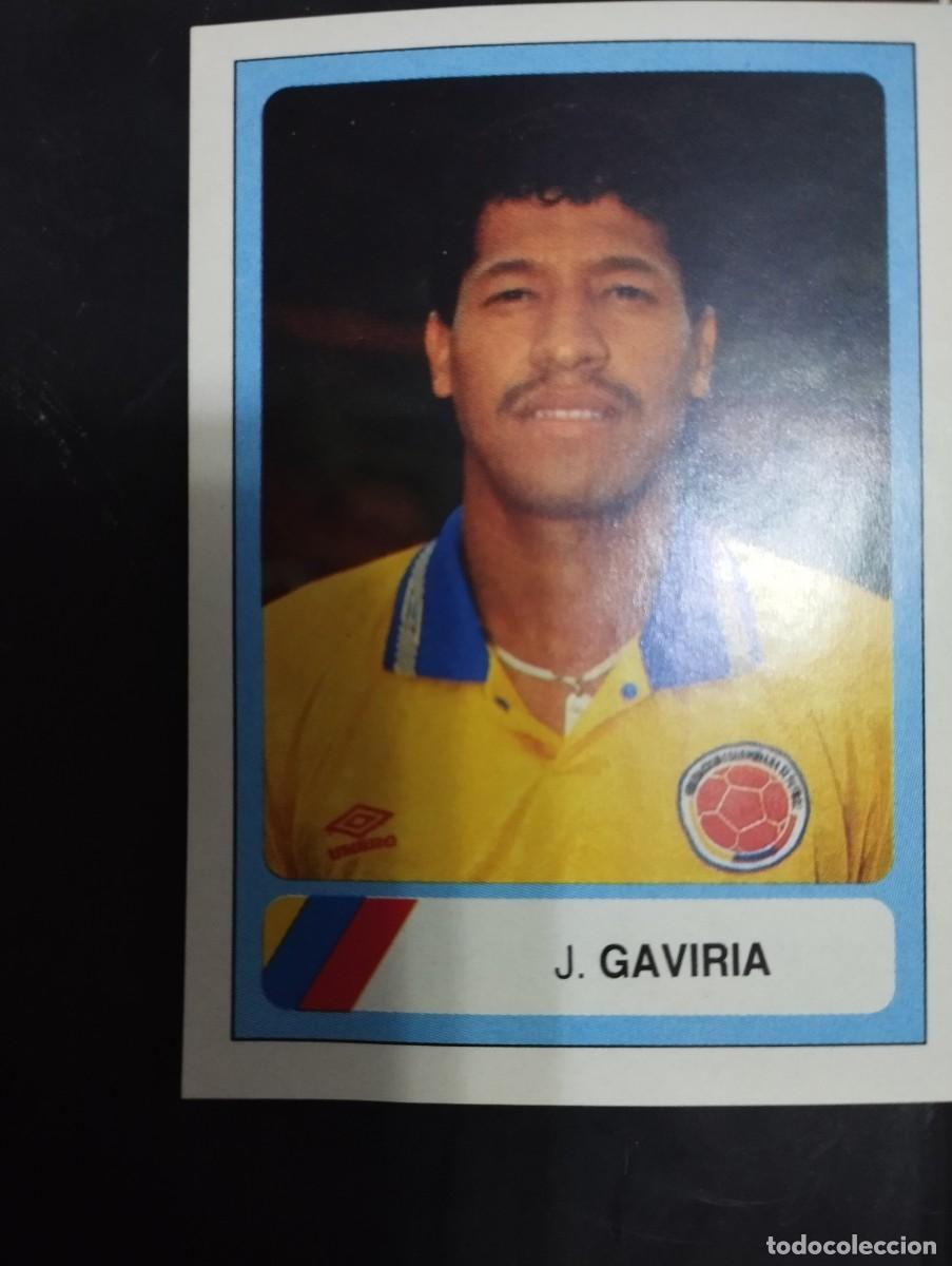 Collectionnisme Cartes &agrave; collectionner anciennes: Mundial USA 1994 Ediciones Estadio Cromo n&uacute;mero 135 Gaviria