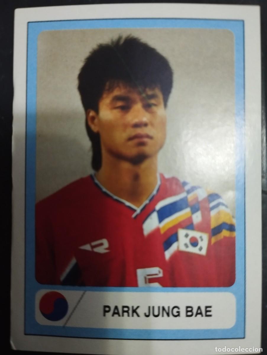 Collectionnisme Cartes &agrave; collectionner anciennes: Mundial USA 1994 Ediciones Estadio Cromo n&uacute;mero 150 Parl Jung Bae