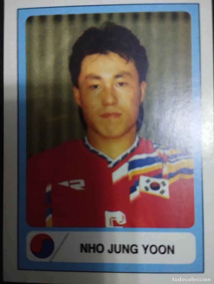 Collectionnisme Cartes &agrave; collectionner anciennes: Mundial USA 1994 Ediciones Estadio Cromo n&uacute;mero 155 Nho Jung Yoon