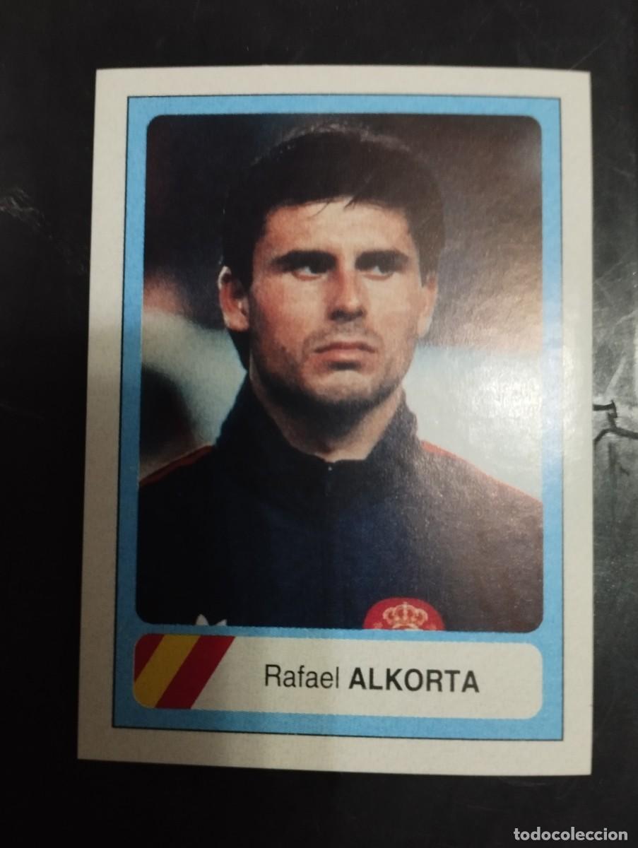 Sammeln alte Sammelbilder: Mundial USA 1994 Ediciones Estadio Cromo n&uacute;mero 166 Rafael Alkorta