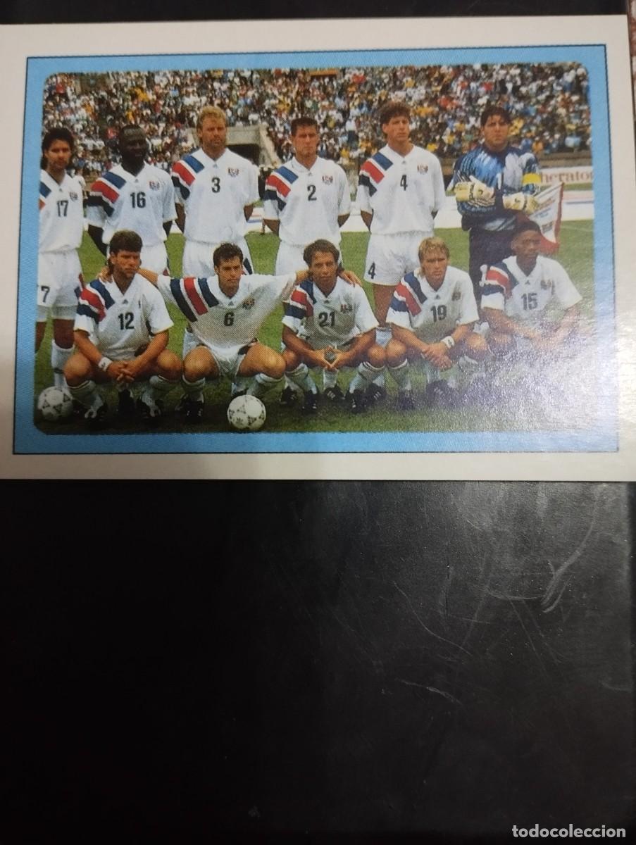 Sammeln alte Sammelbilder: Mundial USA 1994 Ediciones Estadio Cromo n&uacute;mero 181 Alineaci&oacute;n Estados Unidos