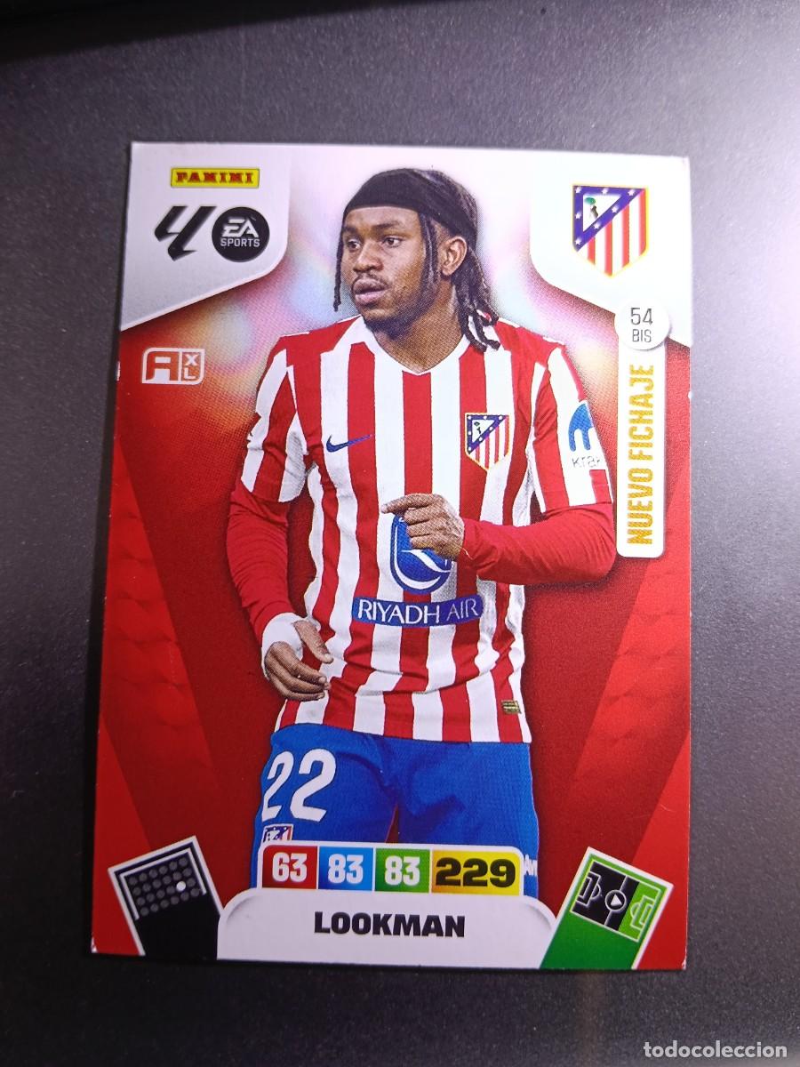 Coleccionismo cromos antiguos: ADRENALYN XL LOOKMAN 54 BIS NUEVO FICHAJE ATLETICO DE MADRID CROMO LIGA 2025 2026 25 26 PANINI