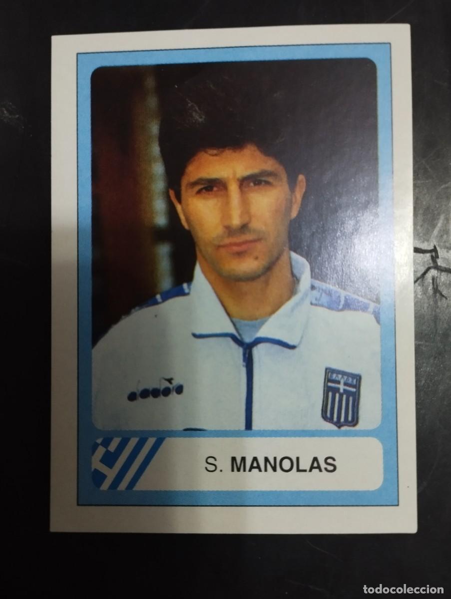 Coleccionismo cromos antiguos: Mundial USA 1994 Ediciones Estadio Cromo n&uacute;mero 207 Manolas