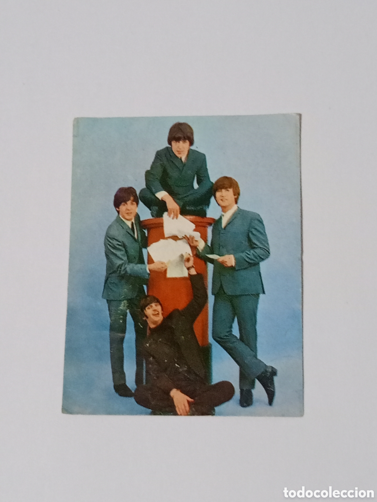 Collectionnisme Cartes &agrave; collectionner anciennes: Cromo the Beatles estrellas de la canci&oacute;n n&deg; 102