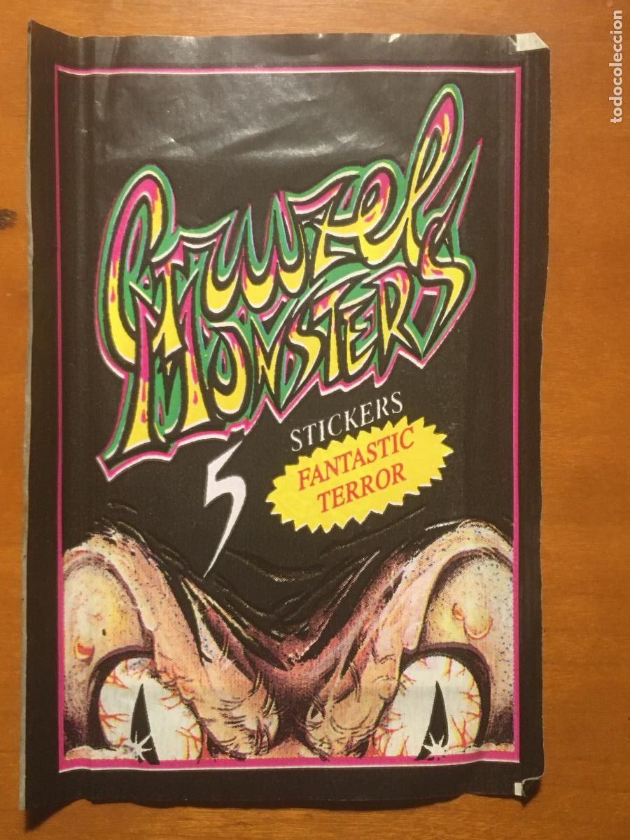 Sammeln alte Sammelbilder: GRWZEL MONSTERS GRUZEL SOBRE DE CROMOS SIN ABRIR CERRADO