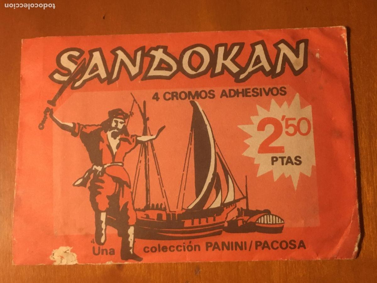 Coleccionismo cromos antiguos: sandokan panini sobre de cromos sin abrir cerrado