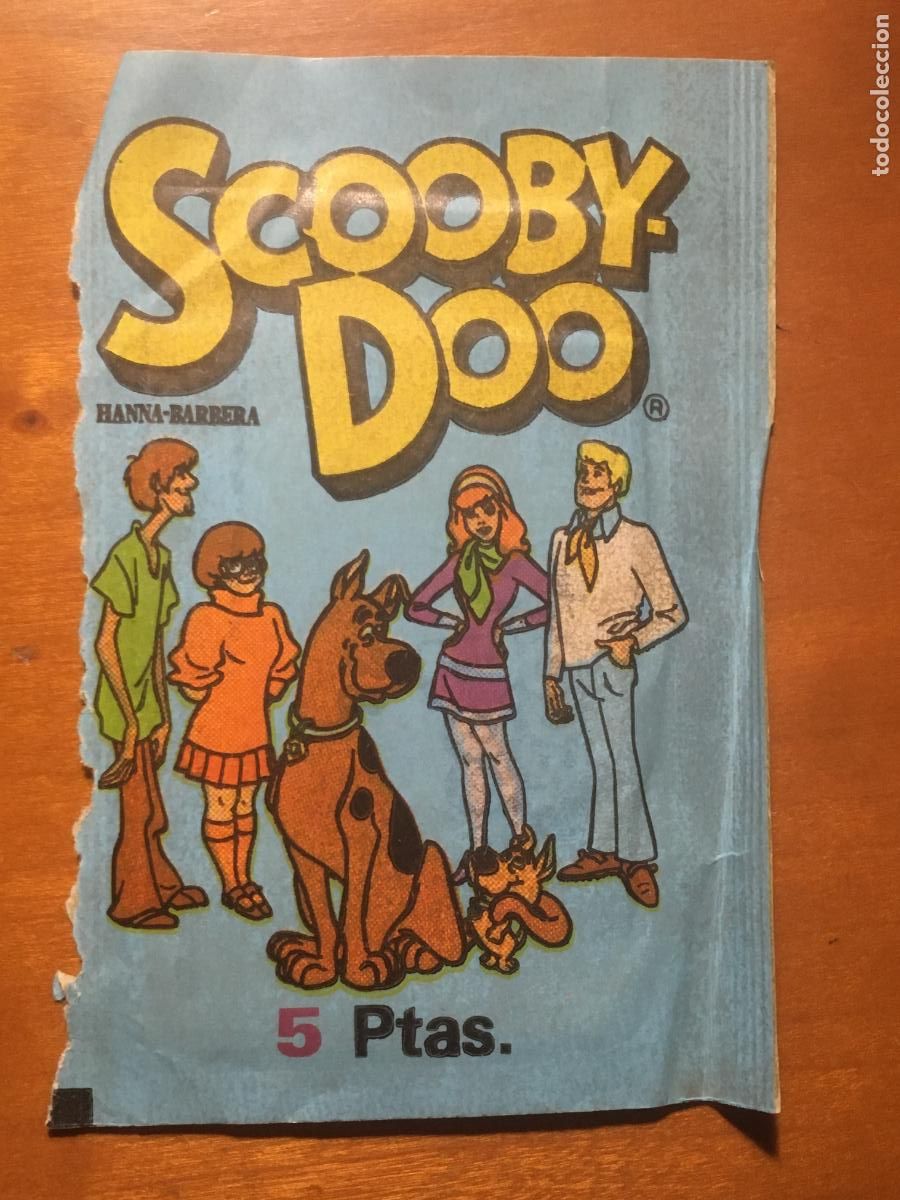 Coleccionismo cromos antiguos: scooby doo fher sobre de cromos sin abrir cerrado
