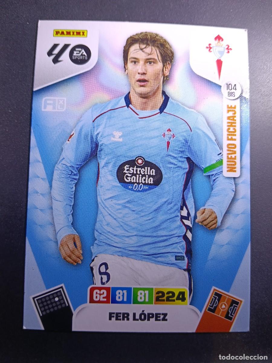 Coleccionismo cromos antiguos: ADRENALYN XL FER LOPEZ 104 BIS NUEVO FICHAJE CELTA DE VIGO CROMO LIGA 2025 2026 25 26 PANINI