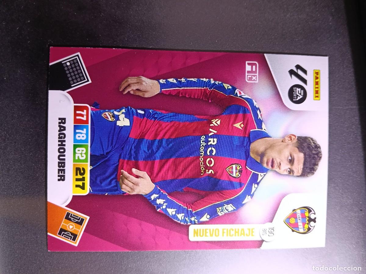 Coleccionismo cromos antiguos: ADRENALYN XL RAGHOUBER 190 BIS NUEVO FICHAJE LEVANTE CROMO LIGA 2025 2026 25 26 PANINI