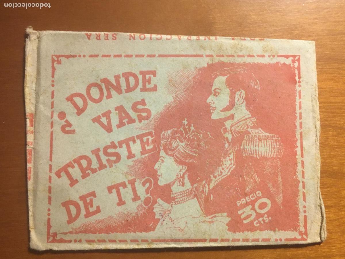 Coleccionismo cromos antiguos: donde vas triste de ti fher sobre de cromos sin abrir