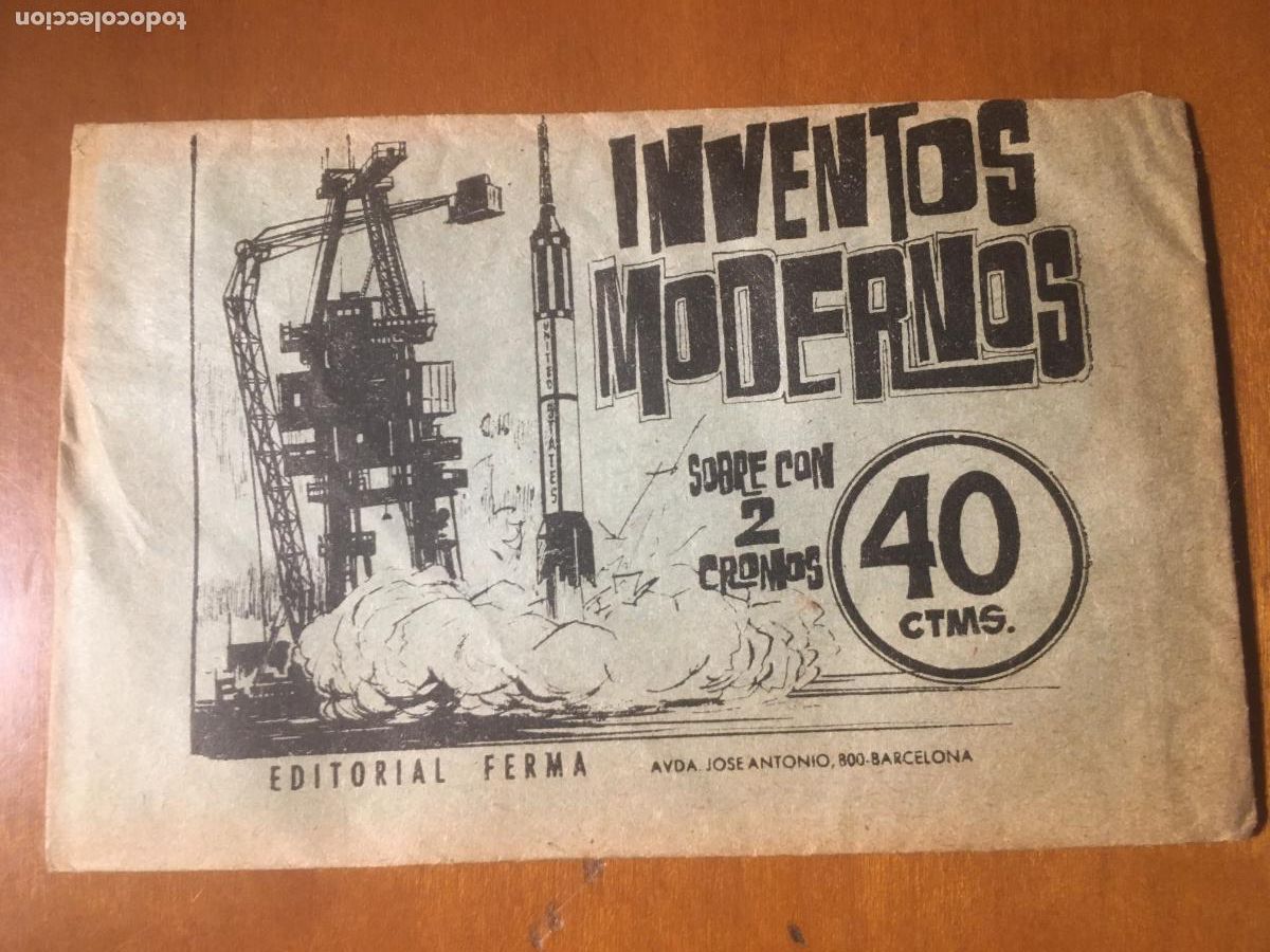 Colecionismo Cromos antigos: inventos modernos sobre de cromos sin abrir cerrado