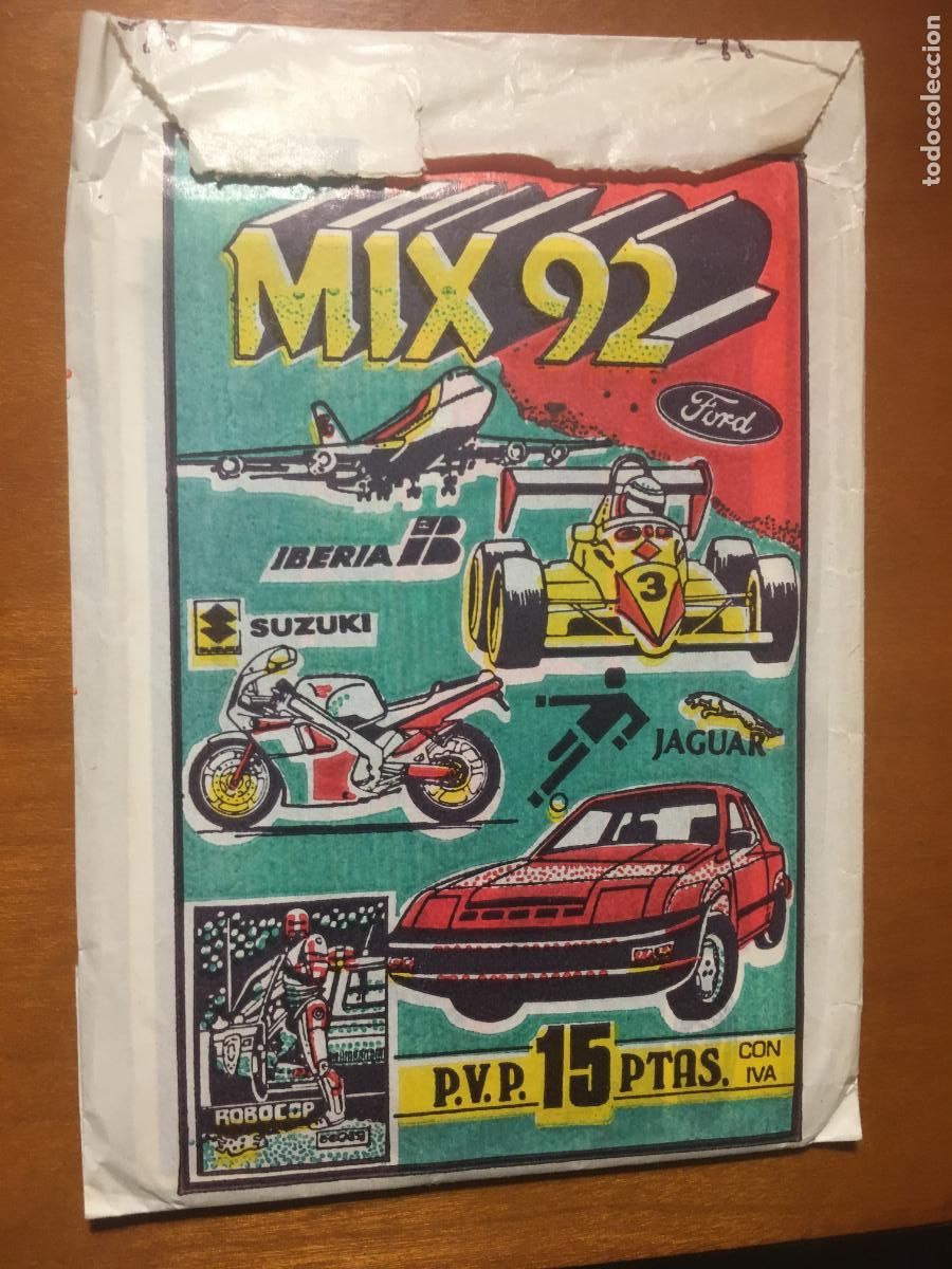 Colecionismo Cromos antigos: mix 92 sobre de cromos sin abrir cerrado