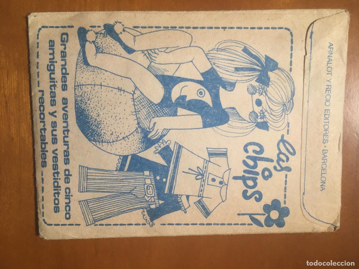 Coleccionismo cromos antiguos: chips sobre de cromos sin abrir cerrado - Foto 2