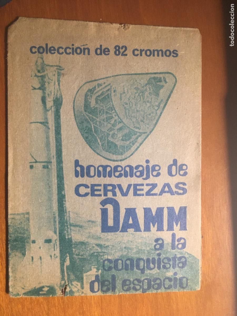 Collezionismo Figurine antiche: conquista espacio cervezas damm sobre de cromos sin abrir cerrado