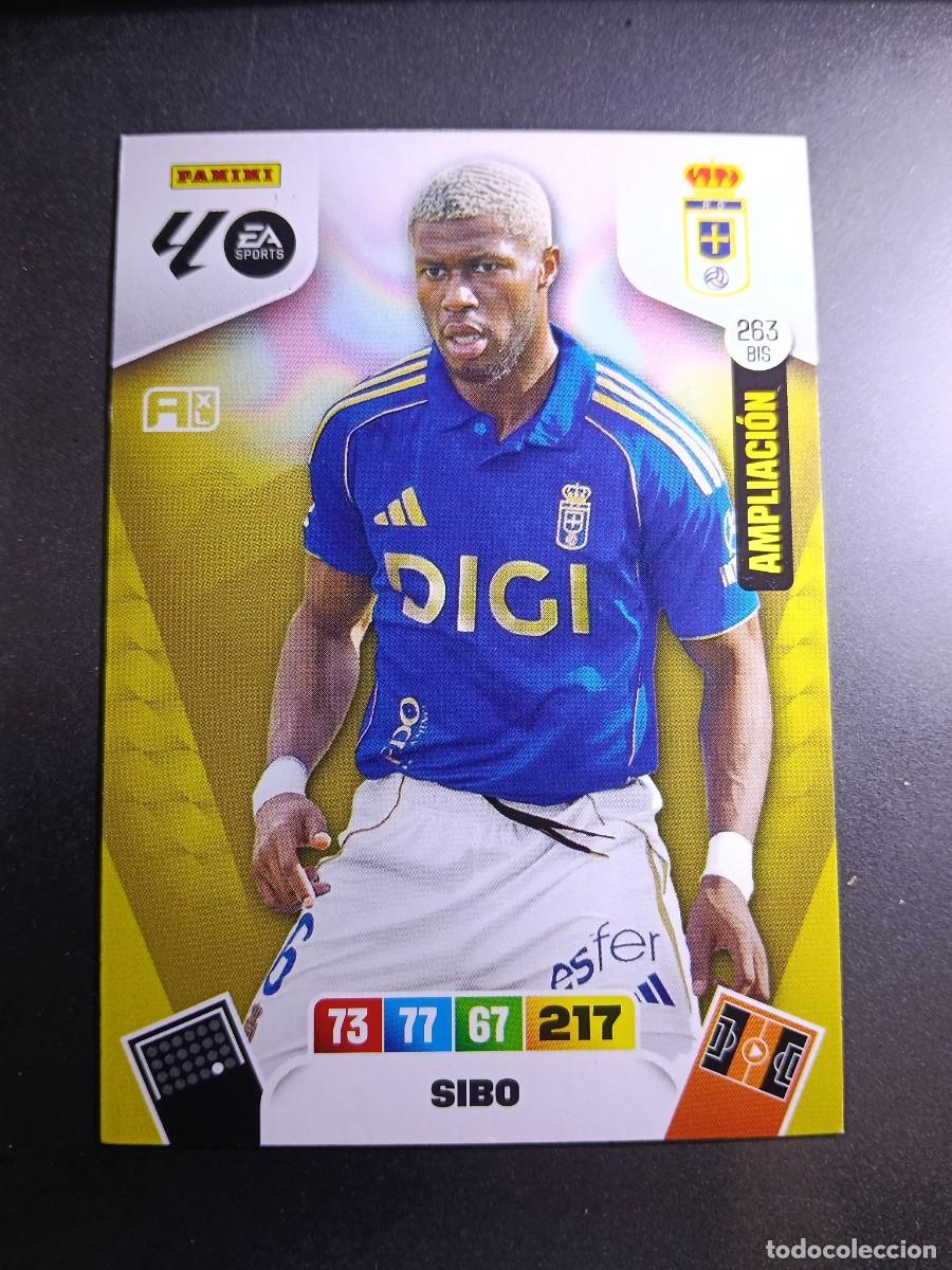 Coleccionismo cromos antiguos: ADRENALYN XL SIBO 263 BIS AMPLIACION OVIEDO CROMO LIGA 2025 2026 25 26 PANINI