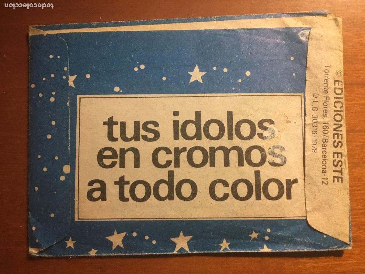 Coleccionismo cromos antiguos: telestars ediciones este sobre de cromos sin abrir cerrado - Foto 2