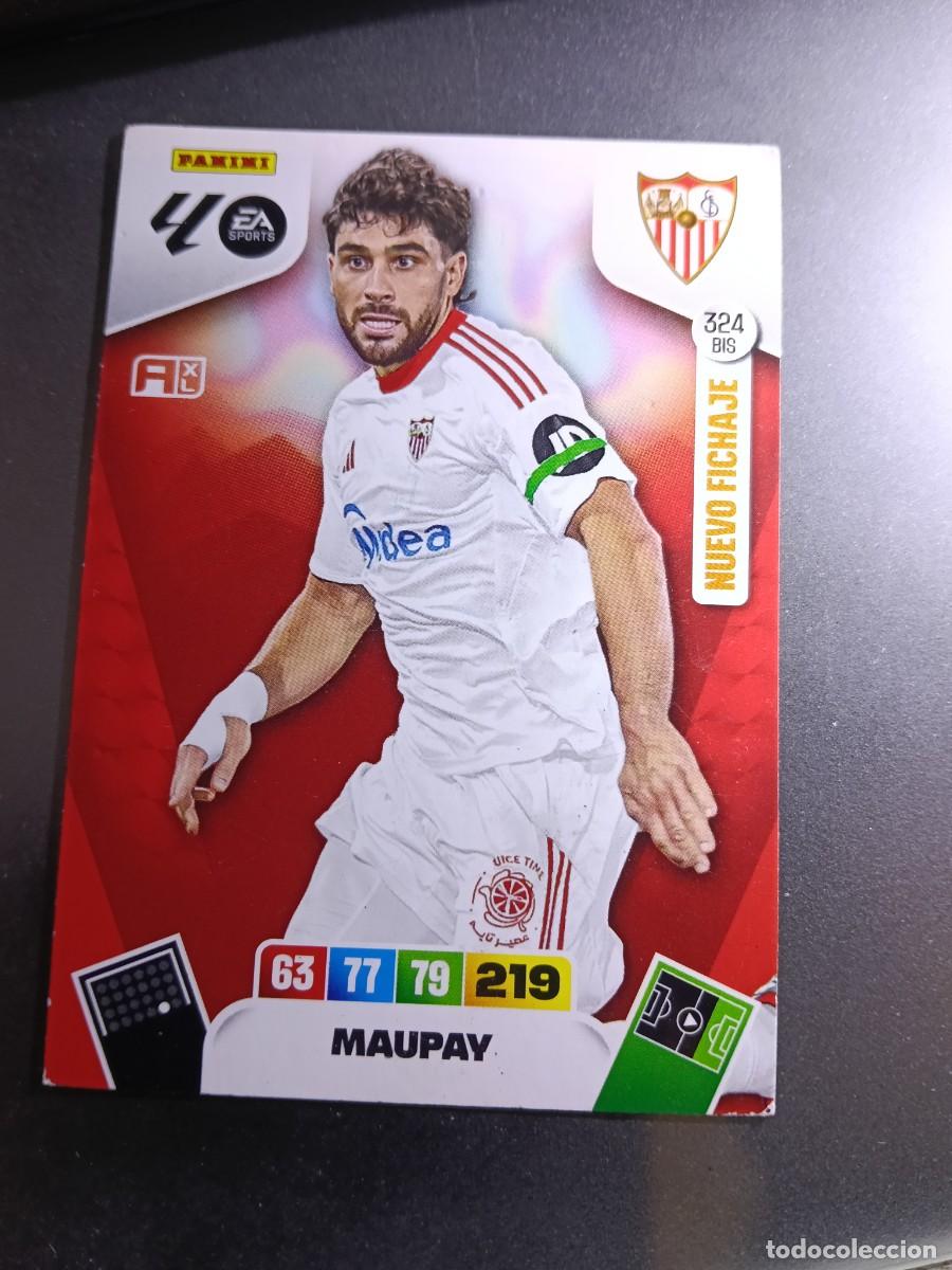 Coleccionismo cromos antiguos: ADRENALYN XL MAUPAY 324 BIS NUEVO FICHAJE SEVILLA CROMO LIGA 2025 2026 25 26 PANINI
