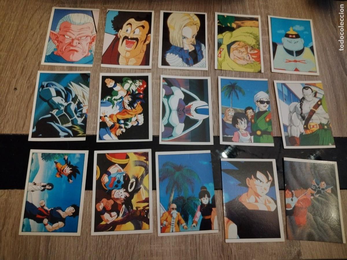 Coleccionismo cromos antiguos: Dragon ball z- lote 42 cromos diferentes nuevos