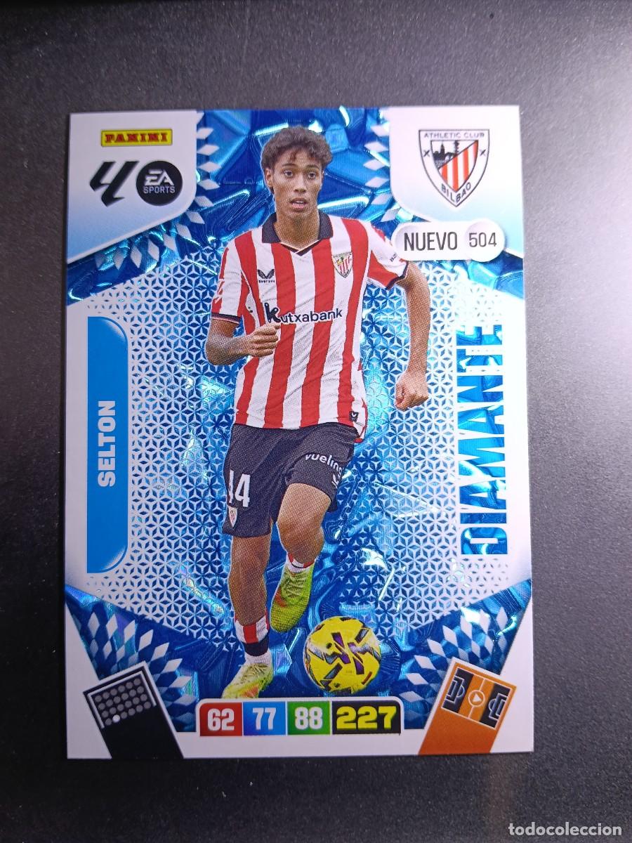 Coleccionismo cromos antiguos: ADRENALYN XL SELTON 504 NUEVO DIAMANTE ATHLETIC CLUB DE BILBAO CROMO LIGA 2025 2026 25 26 PANINI