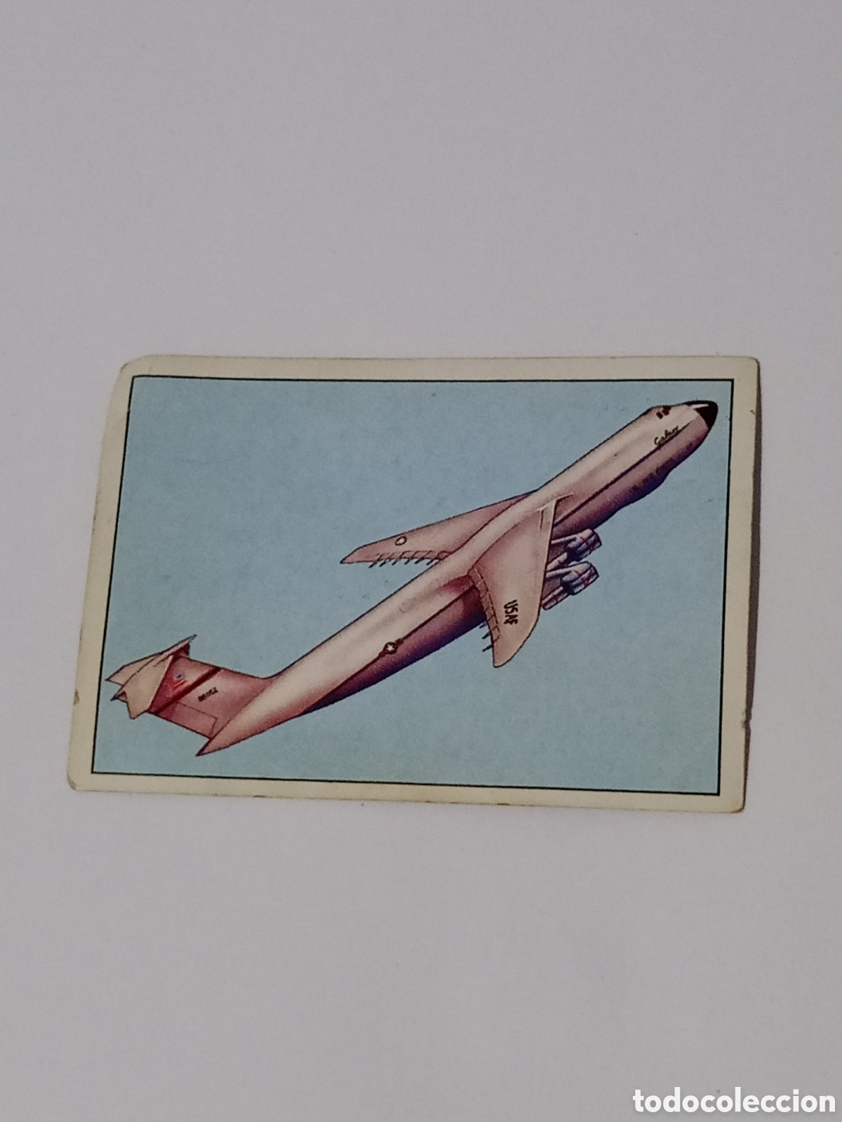 Sammeln alte Sammelbilder: GRAN HISTORIA DE LA AVIACI&Oacute;N - CROMO N&ordm; 146 - LOCKHEED C-5A GALAXY - SARPE - NUNCA PEGADO