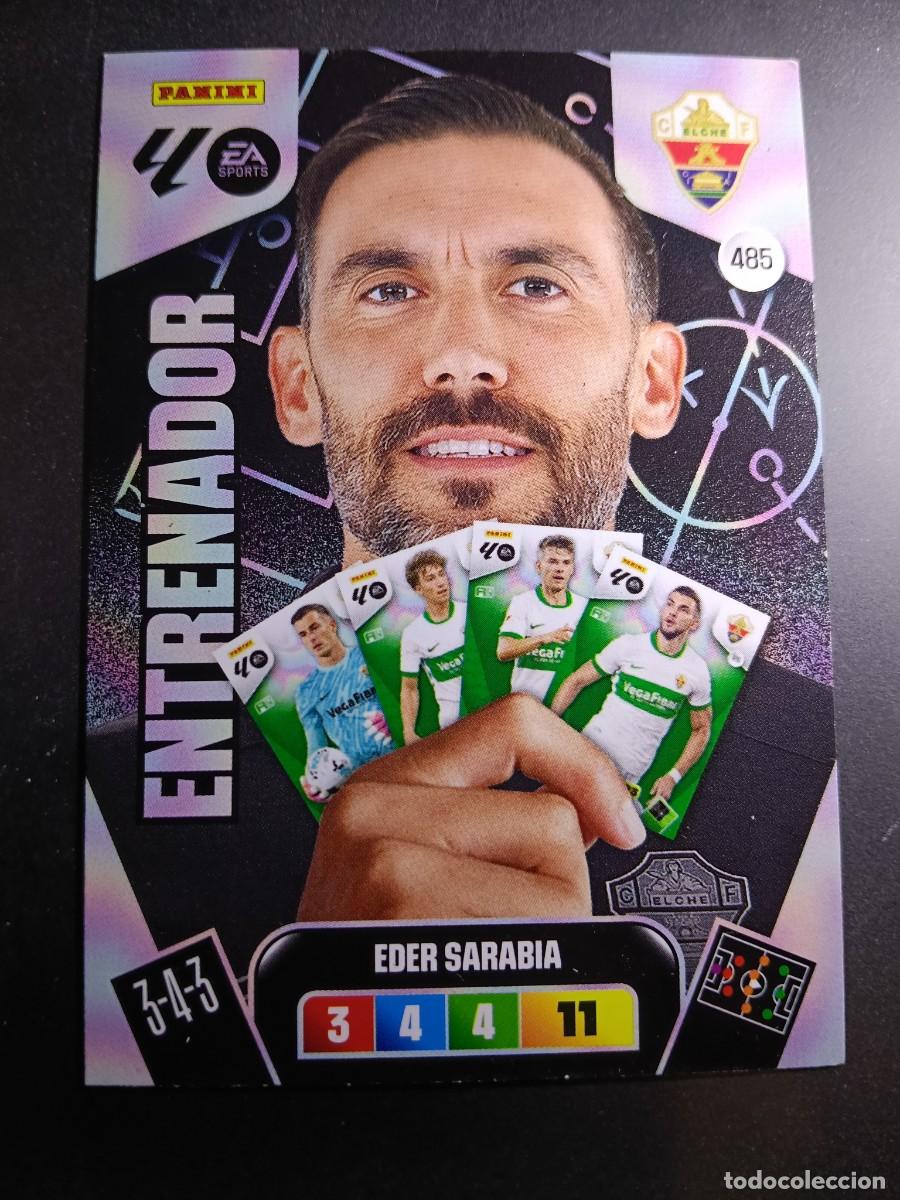 Coleccionismo cromos antiguos: ADRENALYN XL EDER SARABIA 485 ENTRENADOR ELCHE CROMO LIGA 2025 2026 25 26 PANINI