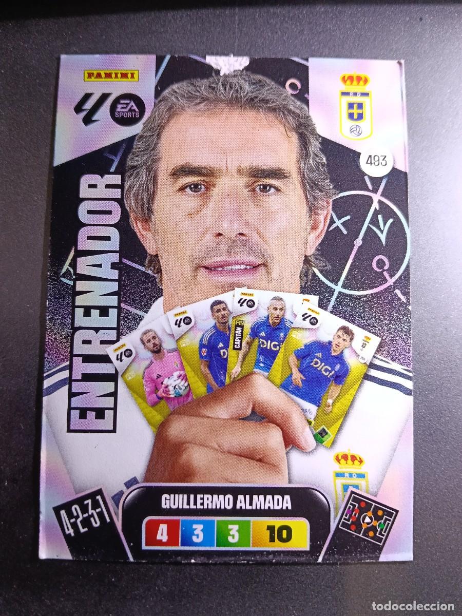 Coleccionismo cromos antiguos: ADRENALYN XL GUILLERMO ALMADA 493 ENTRENADOR OVIEDO CROMO LIGA 2025 2026 25 26 PANINI