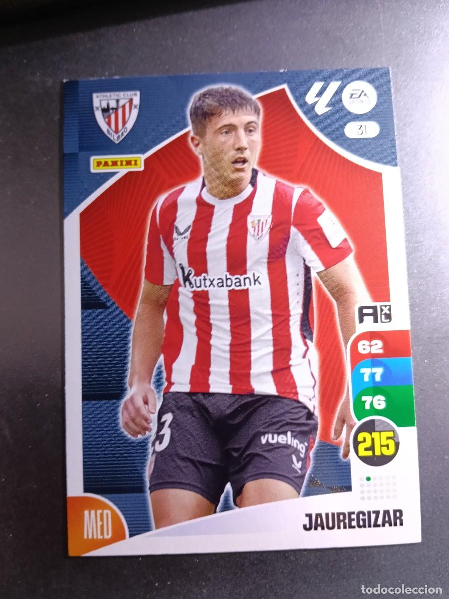 Coleccionismo cromos antiguos: ADRENALYN XL JAUREGIZAR 31 ATHLETIC CLUB DE BILBAO CROMO LIGA 2024 2025 24 25 PANINI