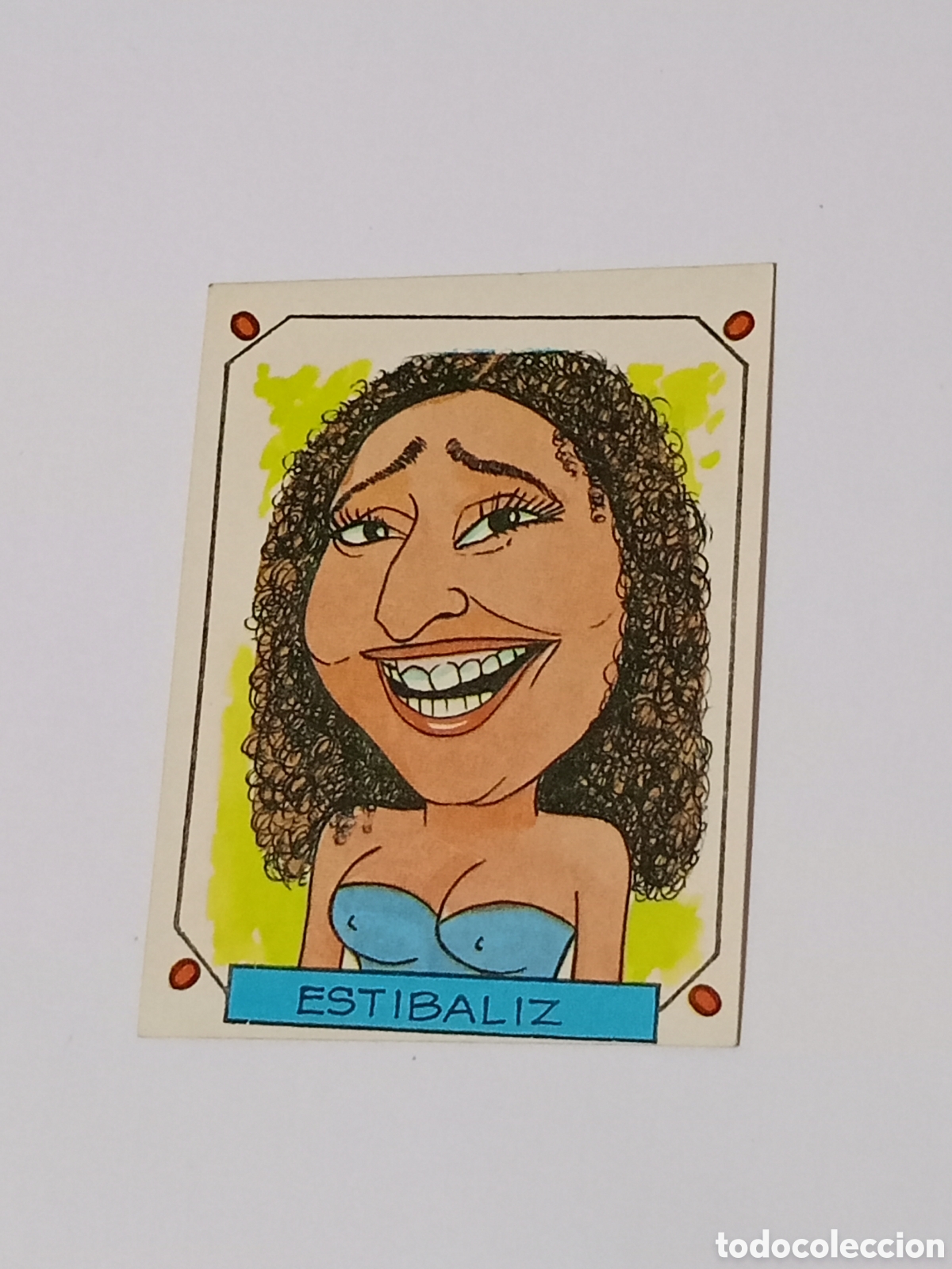 Colecionismo Cromos antigos: ESTIBALIZ N&ordm; 87 * CARICATURAS 22 SIN PEGAR ORIGINAL ACTOR