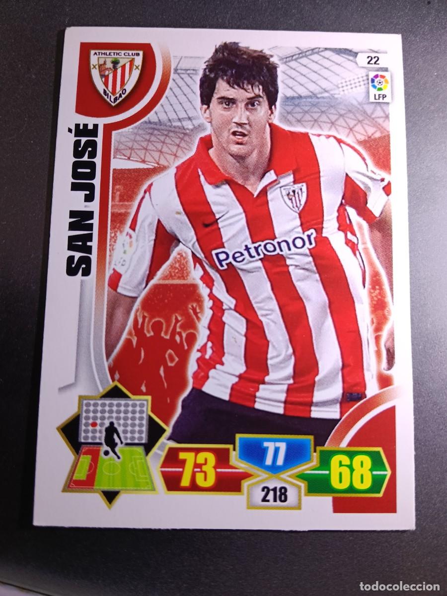 Coleccionismo cromos antiguos: ADRENALYN XL SAN JOSE 22 ATHLETIC CLUB DE BILBAO CROMO LIGA 2013 2014 13 14 PANINI