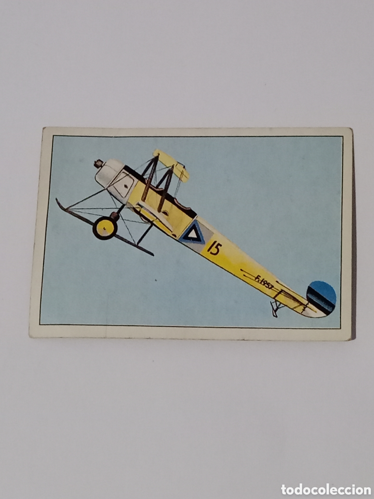 Collectable Antique Stickers: Cromo # 13 Gran Historia de la Aviaci&oacute;n. SARPE