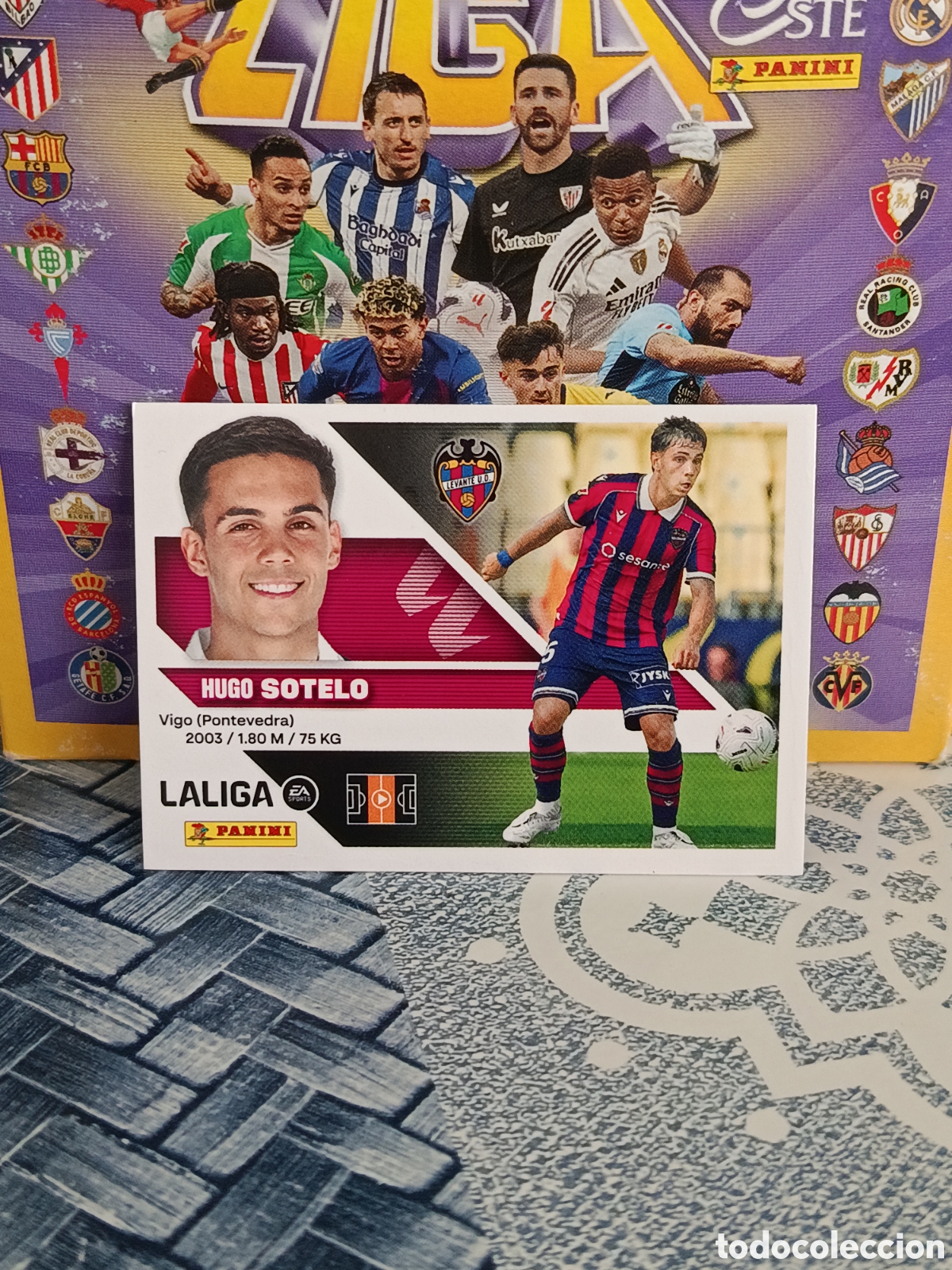 Colecionismo Cromos antigos: SOTELO LEVANTE ULTIMOS FICHAJES N&ordm; 13 LIGA ESTE 26 27 2026 2027 PANINI