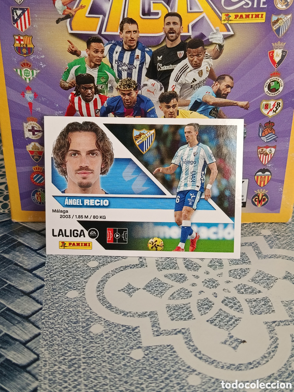 Collezionismo Figurine antiche: RECIO MALAGA COLOCA N&ordm; 6 BIS LIGA ESTE 26 27 2026 2027 PANINI