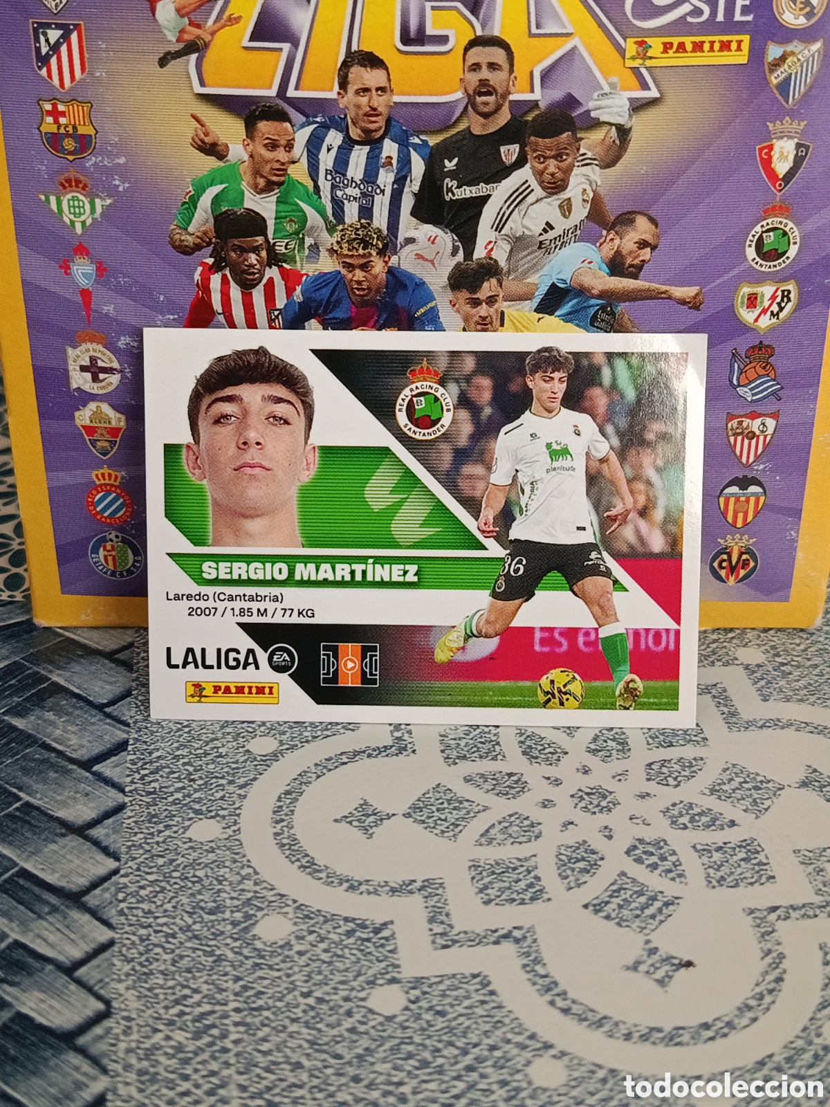 Collectable Antique Stickers: SERGIO MARTINEZ RACING CLUB COLOCA N&ordm; 13 BIS LIGA ESTE 26 27 2026 2027 PANINI