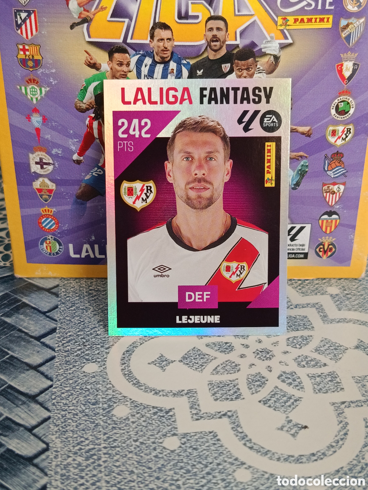 Collezionismo Figurine antiche: LEJEUNE RAYO VALLECANO LA LIGA FANTASY N&ordm; 3 LIGA ESTE 26 27 2026 2027 PANINI