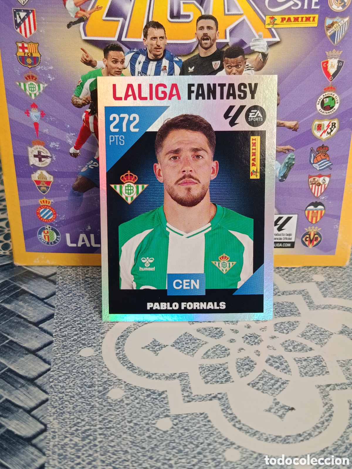 Collectable Antique Stickers: PABLO FORNALS REAL BETIS LA LIGA FANTASY N&ordm; 4 LIGA ESTE 26 27 2026 2027 PANINI