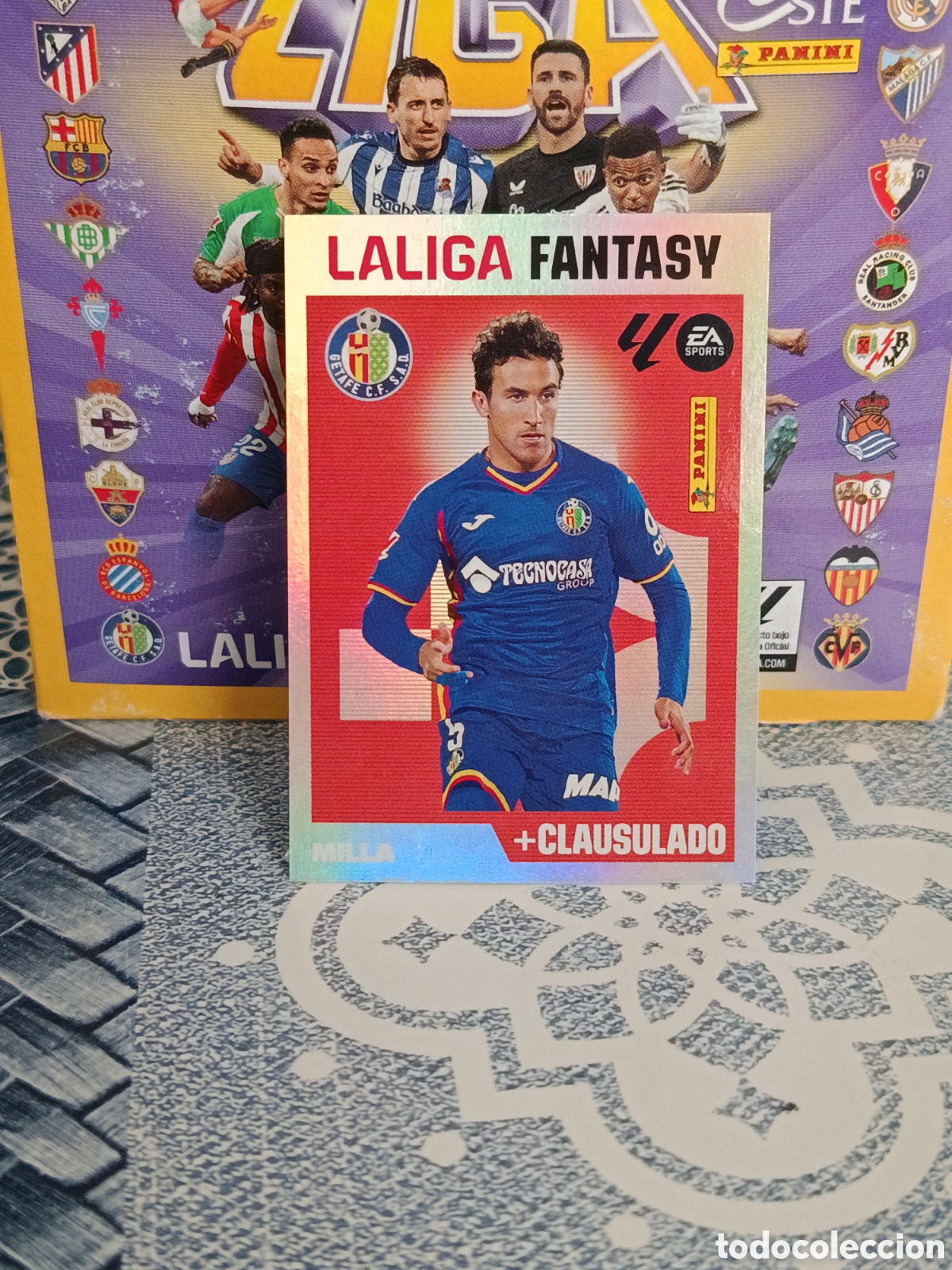 Coleccionismo cromos antiguos: MILLA GETAFE LA LIGA FANTASY N&ordm; 6 LIGA ESTE 26 27 2026 2027 PANINI