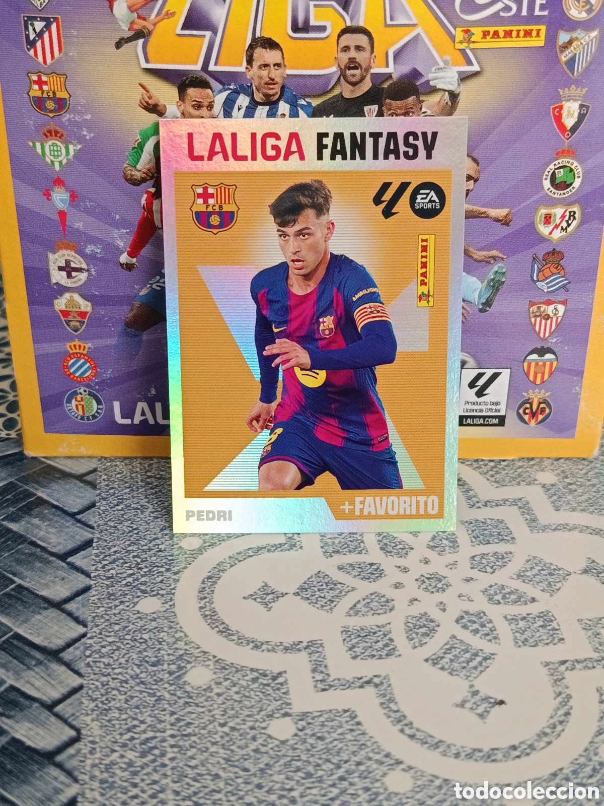 Coleccionismo cromos antiguos: PEDRI F.C. BACELONA BAR&Ccedil;A LA LIGA FANTASY N&ordm; 7 LIGA ESTE 26 27 2026 2027 PANINI